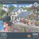 The Old Steam Train. Puzzle 1000 elementw