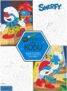Smerfy. Pokoloruj wedug kodu