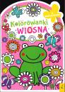 Kolorowanki z wykrojnikiem Wiosna
